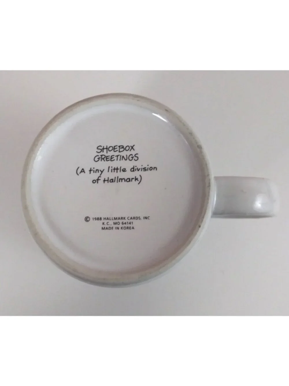 1988 Shoebox Greetings The Next Thing You Say Coffee Cup